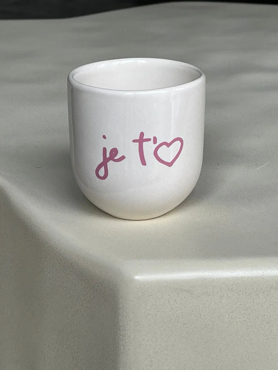 Mug je taime pink