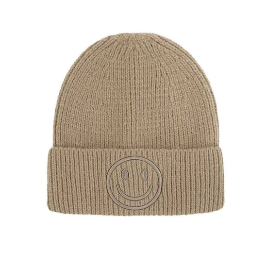 Beanie SMILE beige