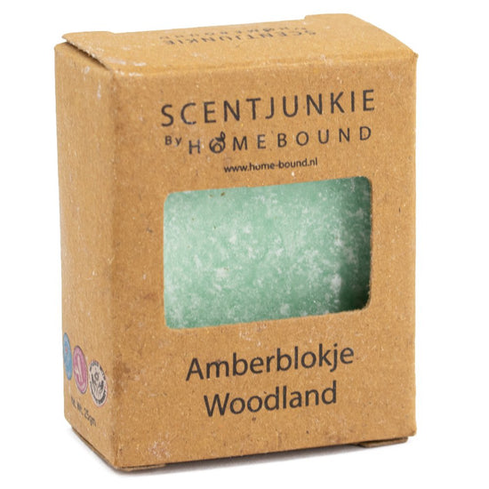 Amberblok in doosje Woodland